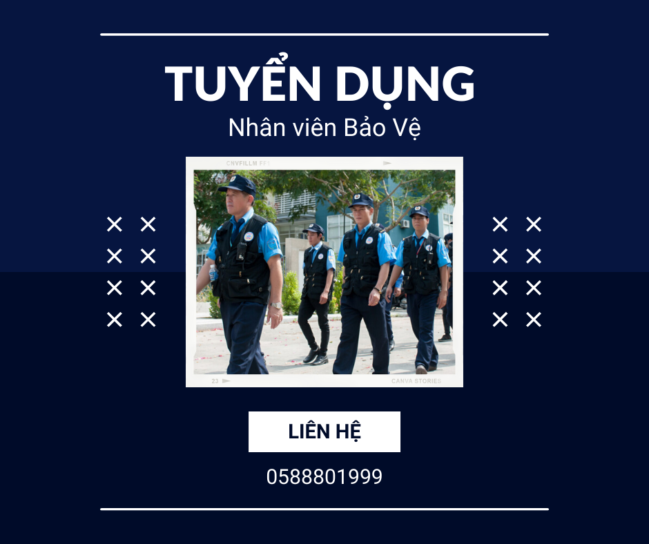 Tuyển Nhân Viên Bảo Vệ